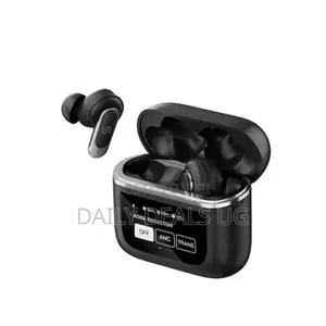 Porodo Pd-Stguide-Bk Touch Screen Anc TWS Earbuds Black