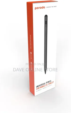Porodo Universal Smart Pencil With Touch Switch. - Black