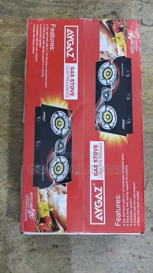 3 Plate Gass Cooker Stove With a Glass Surface.