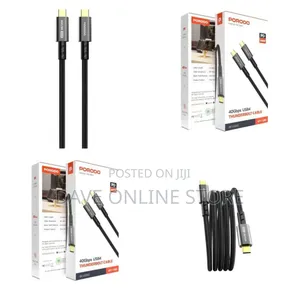 Porodo 40gbps Usb4 Thunderbolt Cable 6ft/1.8m