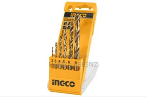Ingco 6 PCS Metal Drill Bits Set 2-6, 8mm