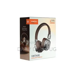 Porodo Vintage Wireless Enc Headphone Silver/Brown