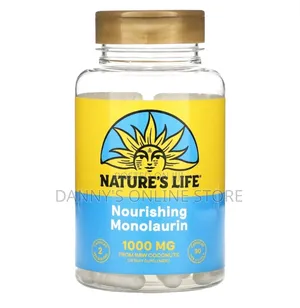 Nature's Life Monolaurin, 1000mg, 90 Capsules