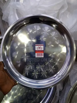 35 Inch High Quality Round Tray Set of 6pcs