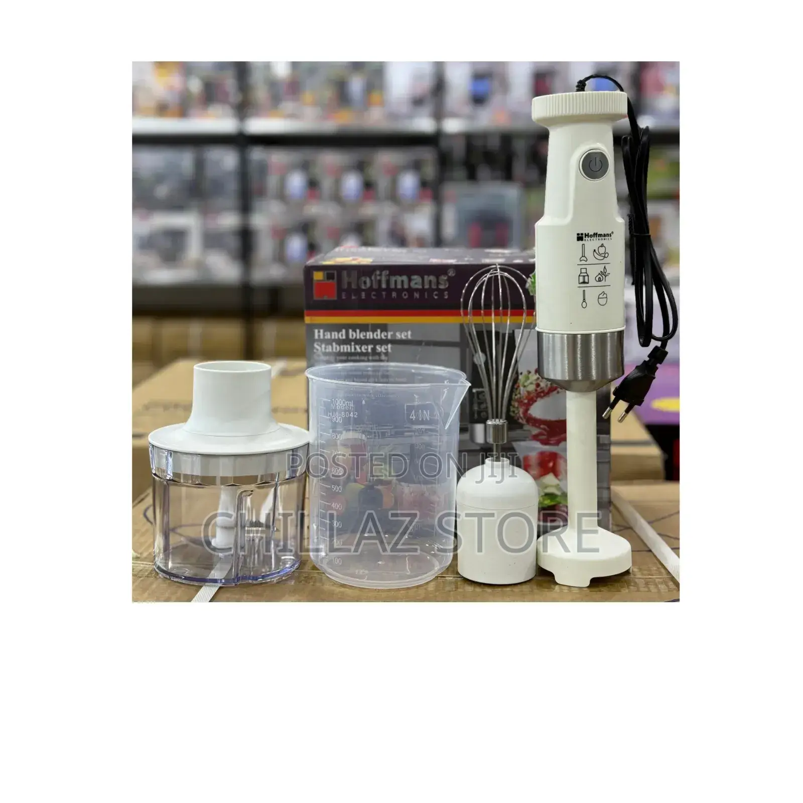 Hoffman's Electric Hand Blender Set.