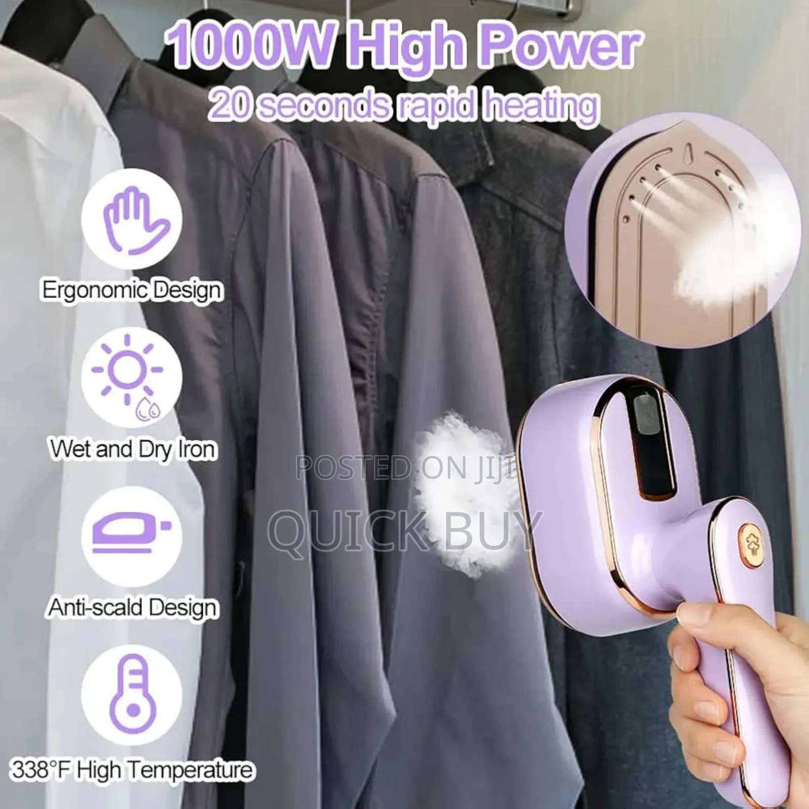 1000w Mini Steam Iron