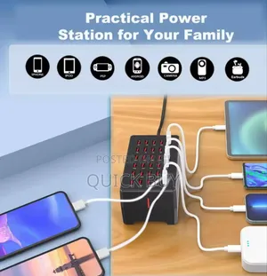 30-Port 150w/30a Multiple Usb Charging Station