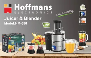 Hoffmans 4-in-1 Electric Juicer and Blender (Model Hm-680).
