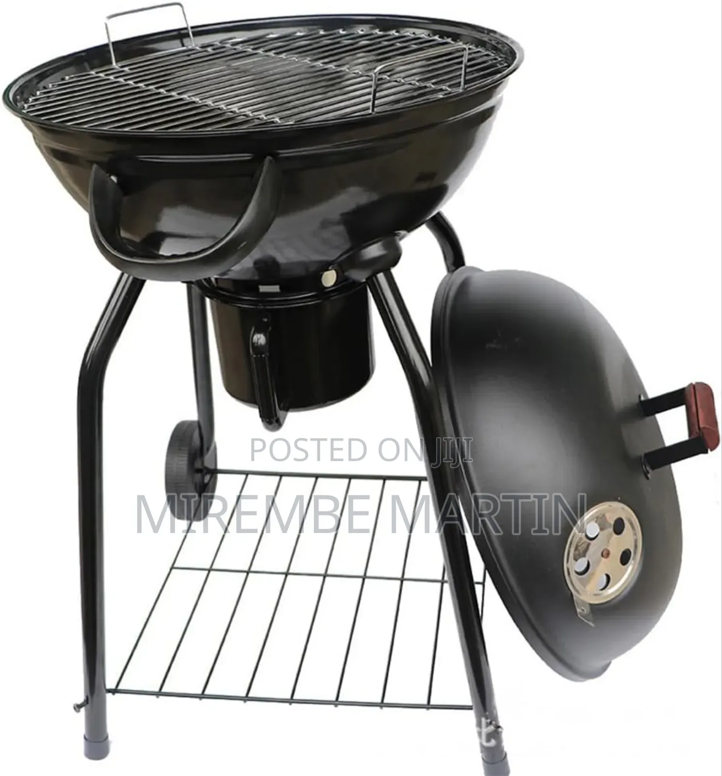 BBQ Grill for Outdoor Backyard Camping Picnics Black
