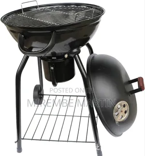 BBQ Grill for Outdoor Backyard Camping Picnics Black