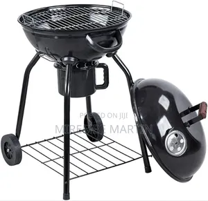 BBQ Grill for Outdoor Backyard Camping Picnics Black