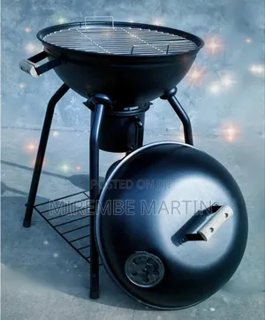 BBQ Grill for Outdoor Backyard Camping Picnics Black