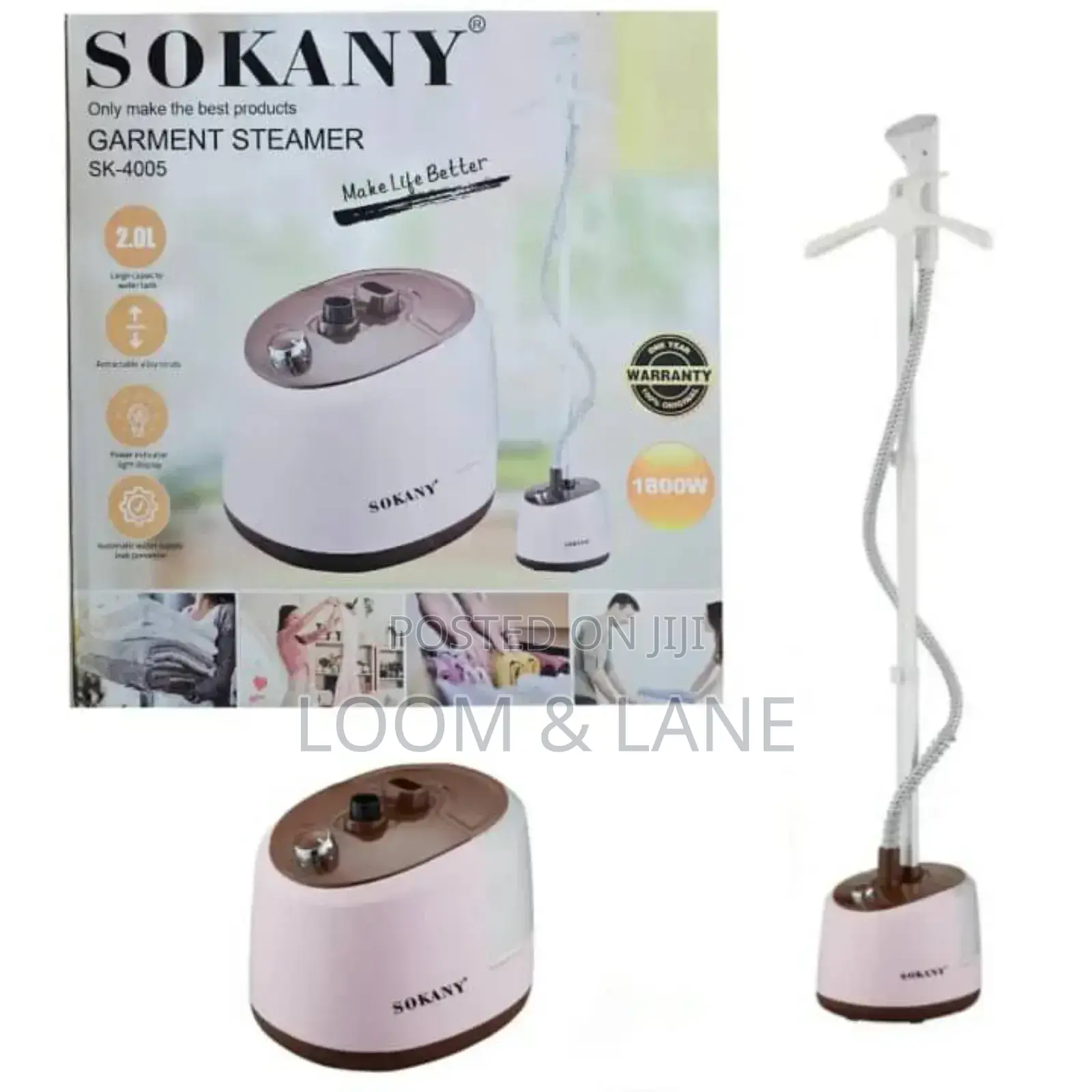 Sokany 2.0litres Heavy Duty Garment Steamer