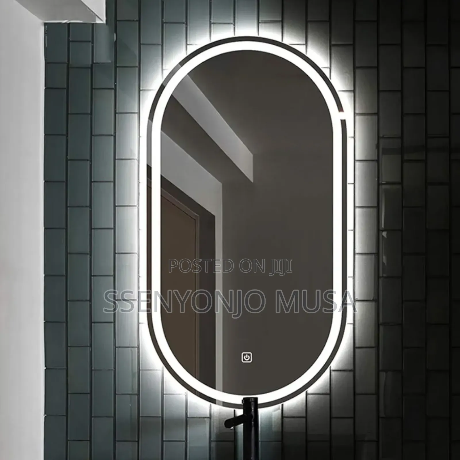 50x80/90cm Led Bathroom Mirror-Modern, Wall Mounted, 3-Color