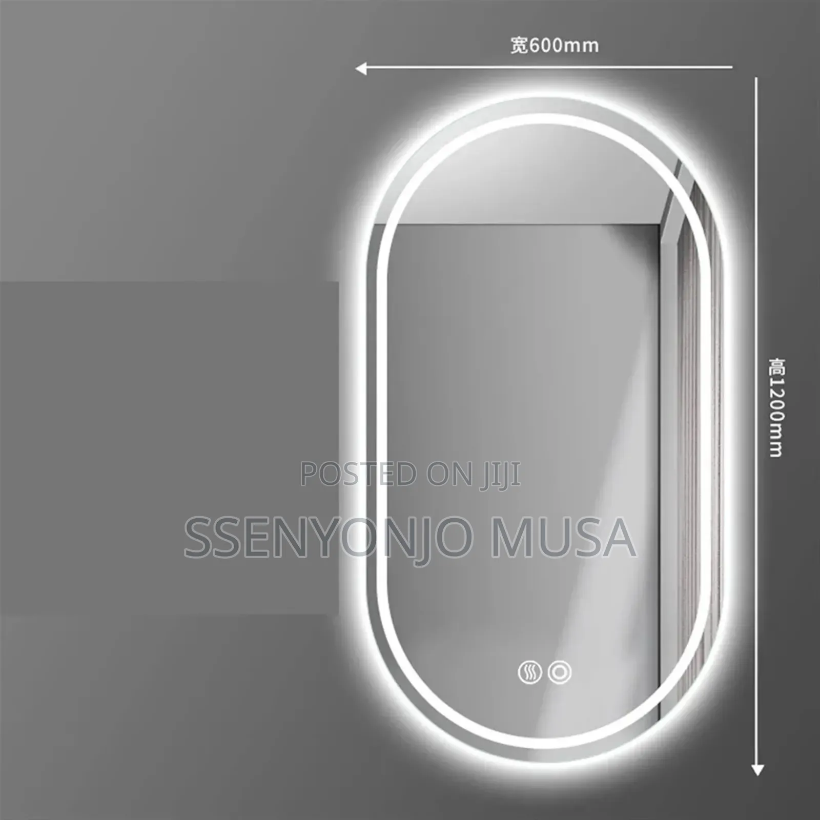 50x80/90cm Led Bathroom Mirror-Modern, Wall Mounted, 3-Color
