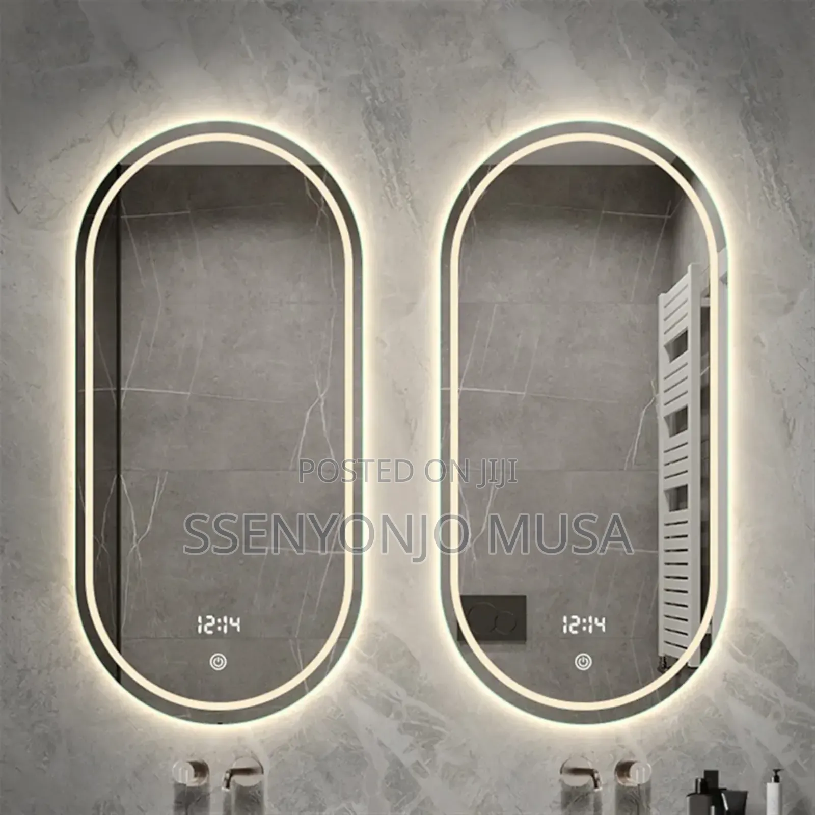 50x80/90cm Led Bathroom Mirror-Modern, Wall Mounted, 3-Color