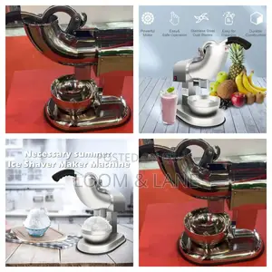 Double Blade Electric Ice Shaver Crusher Machine