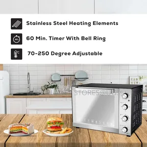 SPJ 60litres Electric Ovens \\ 1900w \\ Eox-Ss60l09