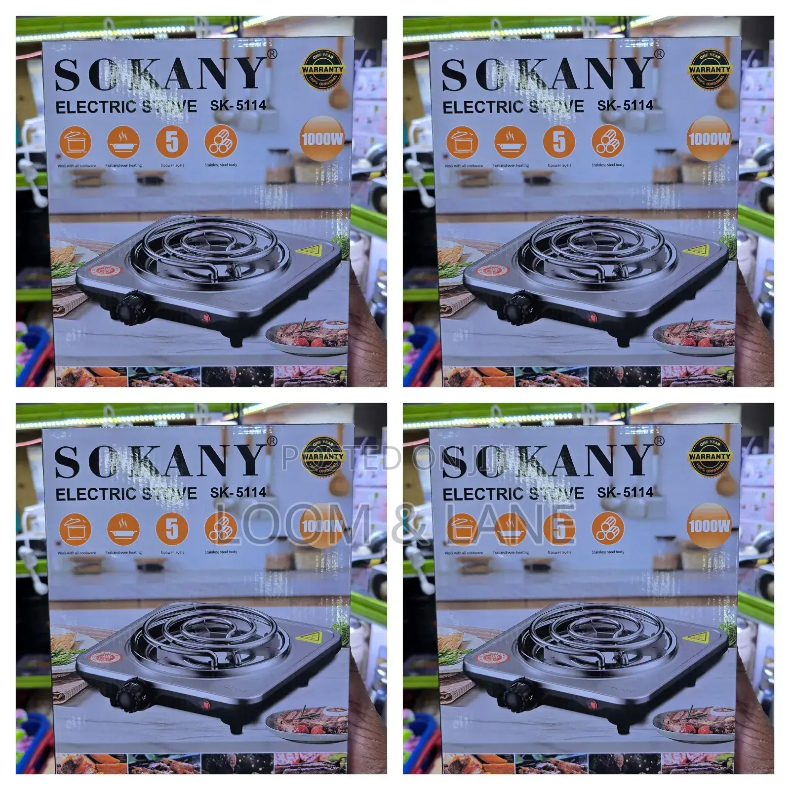 Sokany Sk 5114 Electric Coil Cooker