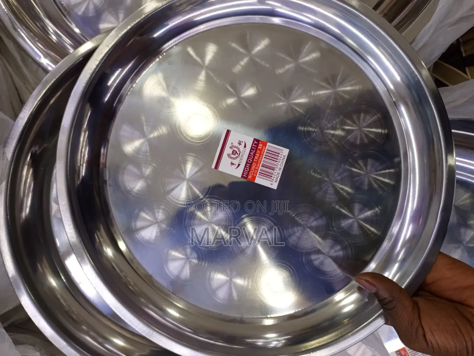 Stainless Steel Serving Tray 35inch (6pcs)