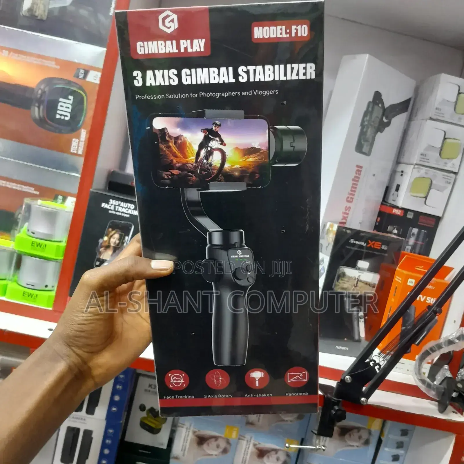 Gimbal Play/3 Axis Gimbal Stabilizer/Phone Holders