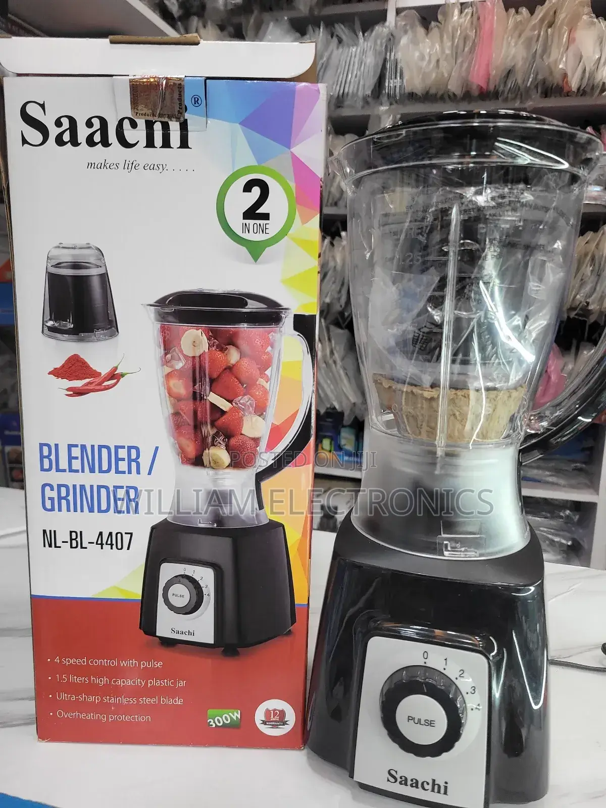 Saachi 2in1 Blender Nl-Bl-4407