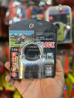 Hardened Stainless Steel Alarm Padlock