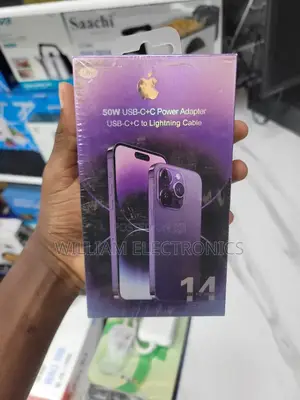 50w Usb C + C Power Adapter Usb C + C to Lighting Cable