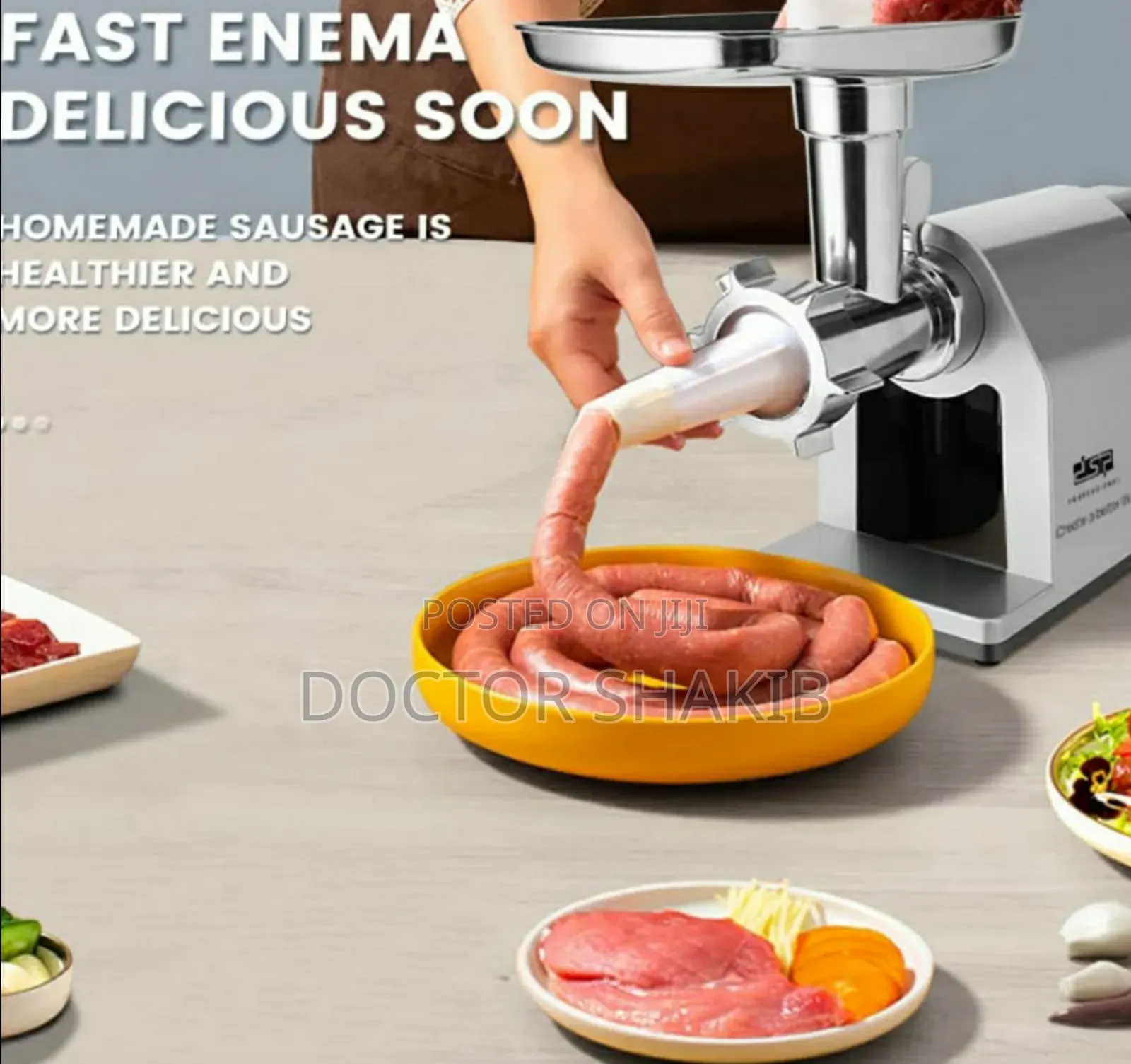 New DSP 4 in 1 Meat Grinder - Sausage Maker 2000w