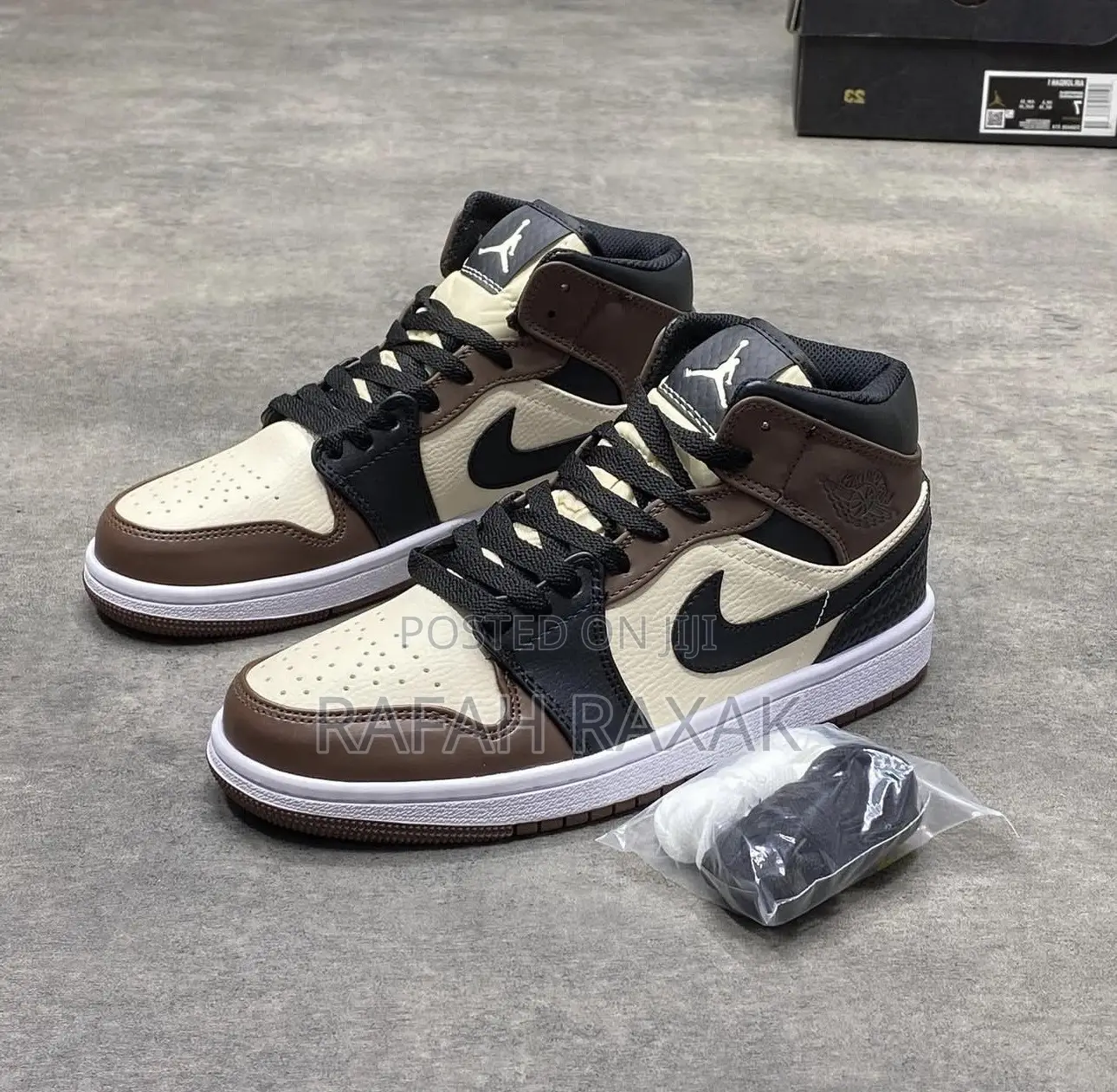 Original Nike Air Jordan 1 Mid Se “Paris” Ymca Sneakers