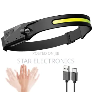 Rechargeable Induction Headlamp With Sensor