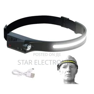Rechargeable Induction Headlamp With Sensor