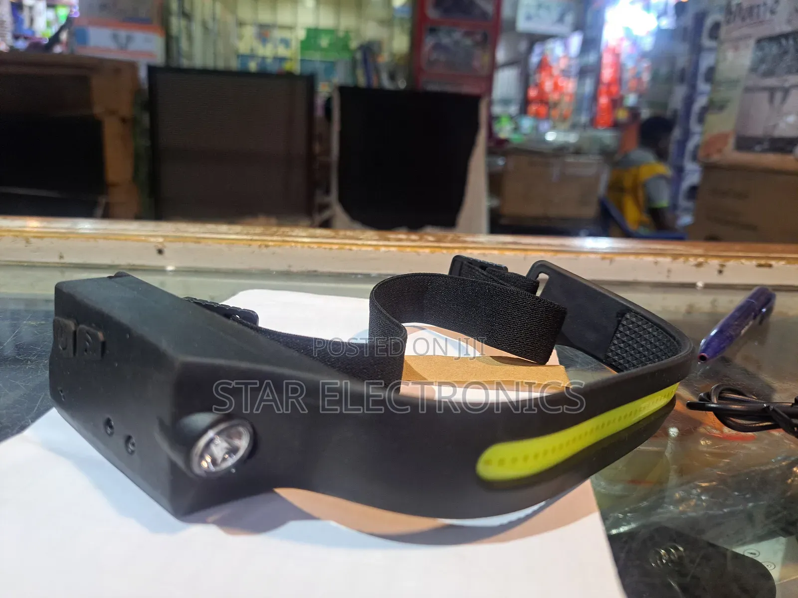 Rechargeable Induction Headlamp With Sensor