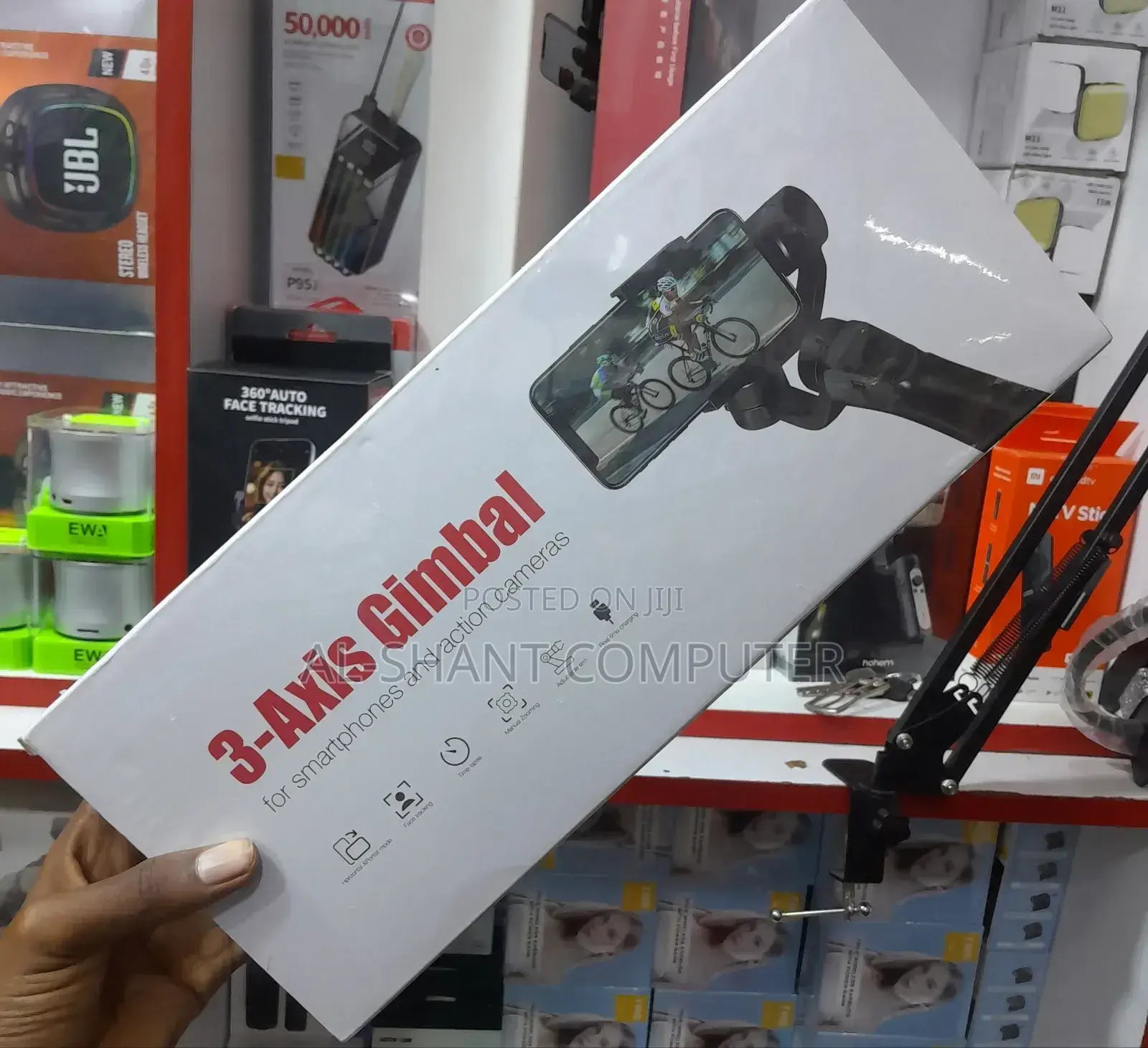 3-Axis Gimbal Smartphone and Action Camera Stabilizer