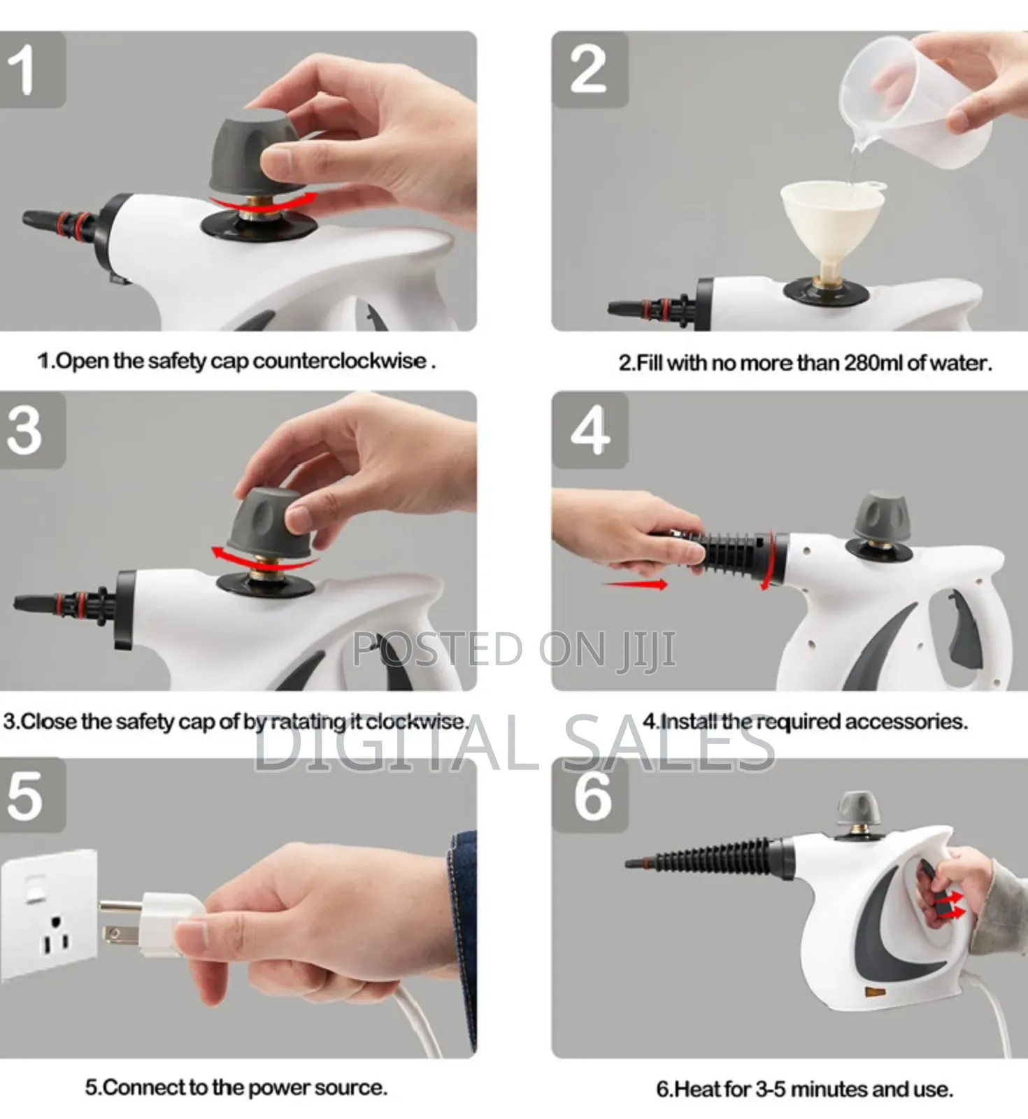 Portable Handheld Steam Cleaner
