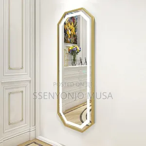 Full Length Led Mirror - Black, Touch Switch, Energy Saving