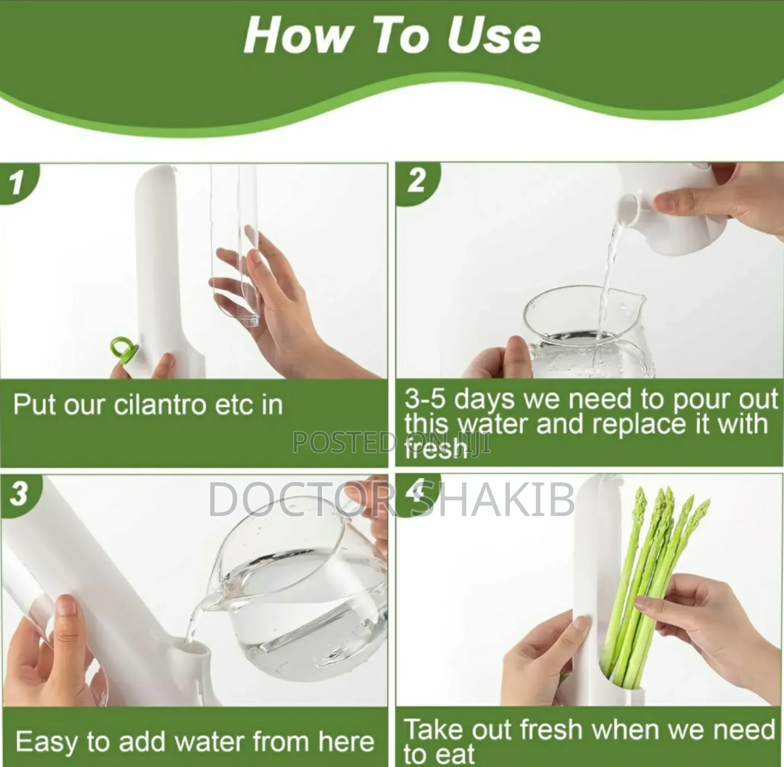 Quality Refrigerator Herb Keeper