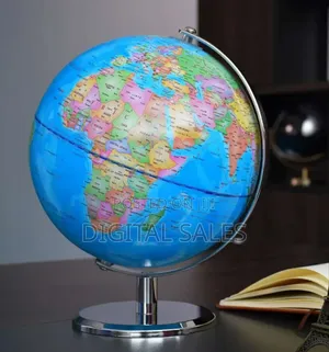 World Globe With Stand