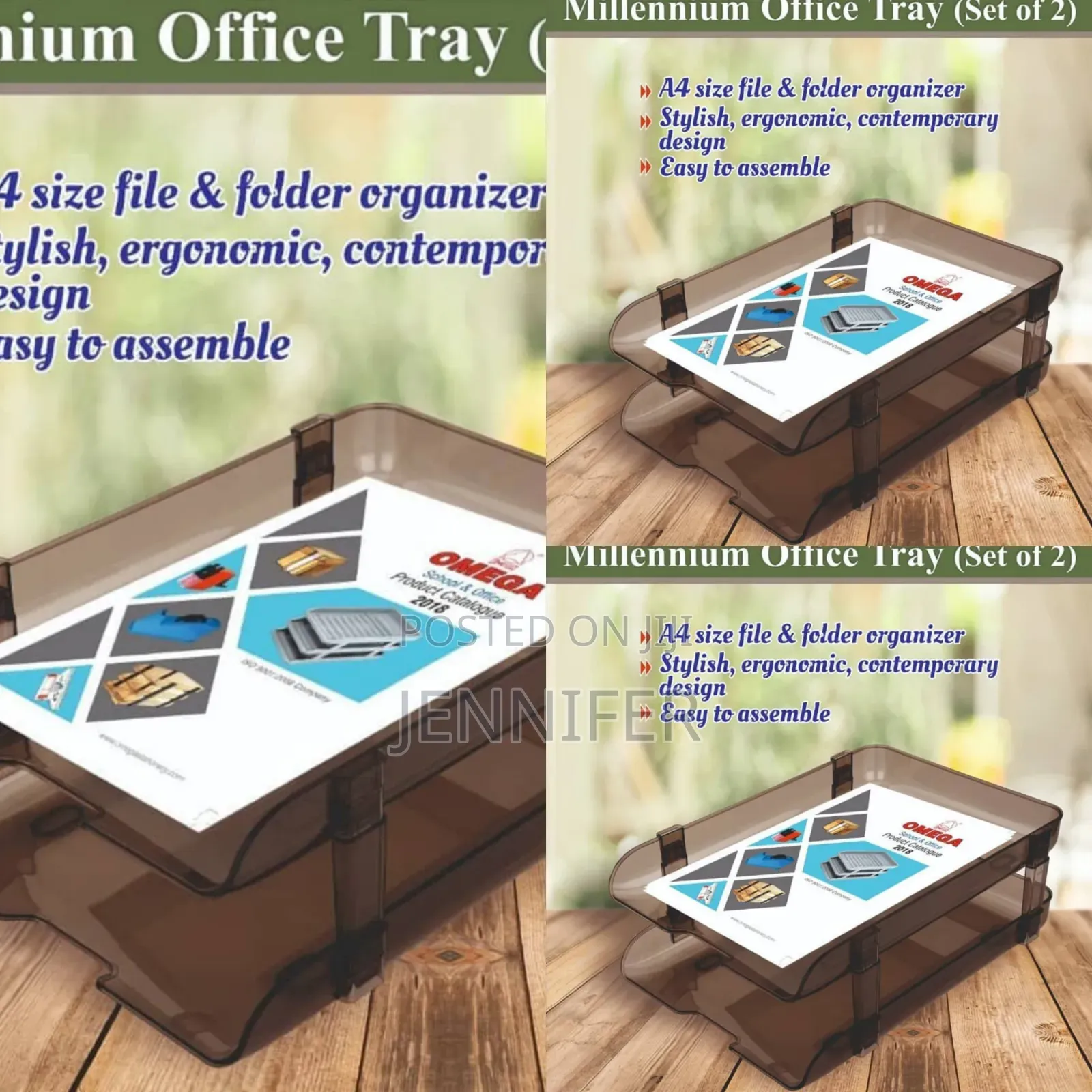 Stylish 2 Layers Executive Document Tray