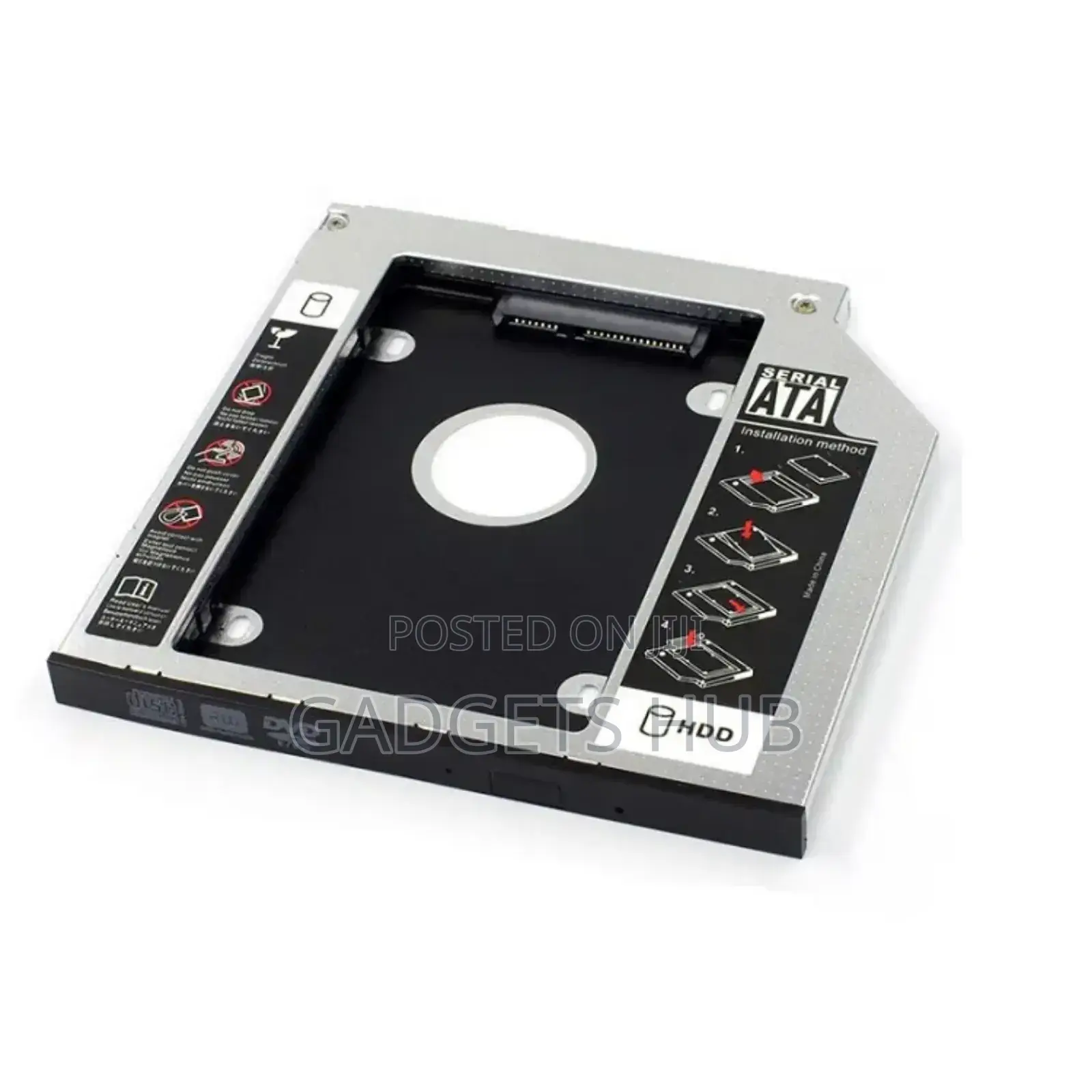 Compatible Aluminum Laptop Case
Optical Bay Second HDD