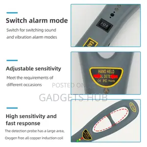 Hand Held Metal Detectors For Body Detection