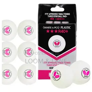 Butterfly R40 Table Tennis Balls 6pcs