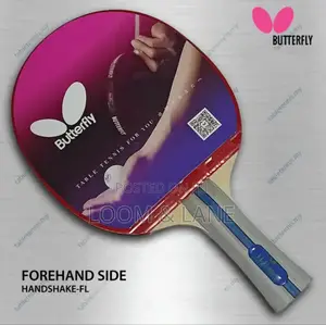 Butterfly Double-Sided Adhesive Table Tennis Racket