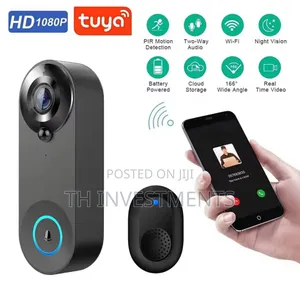 Tuya Video Doorbell Wifi Wireless Door Bell Camera 1080p