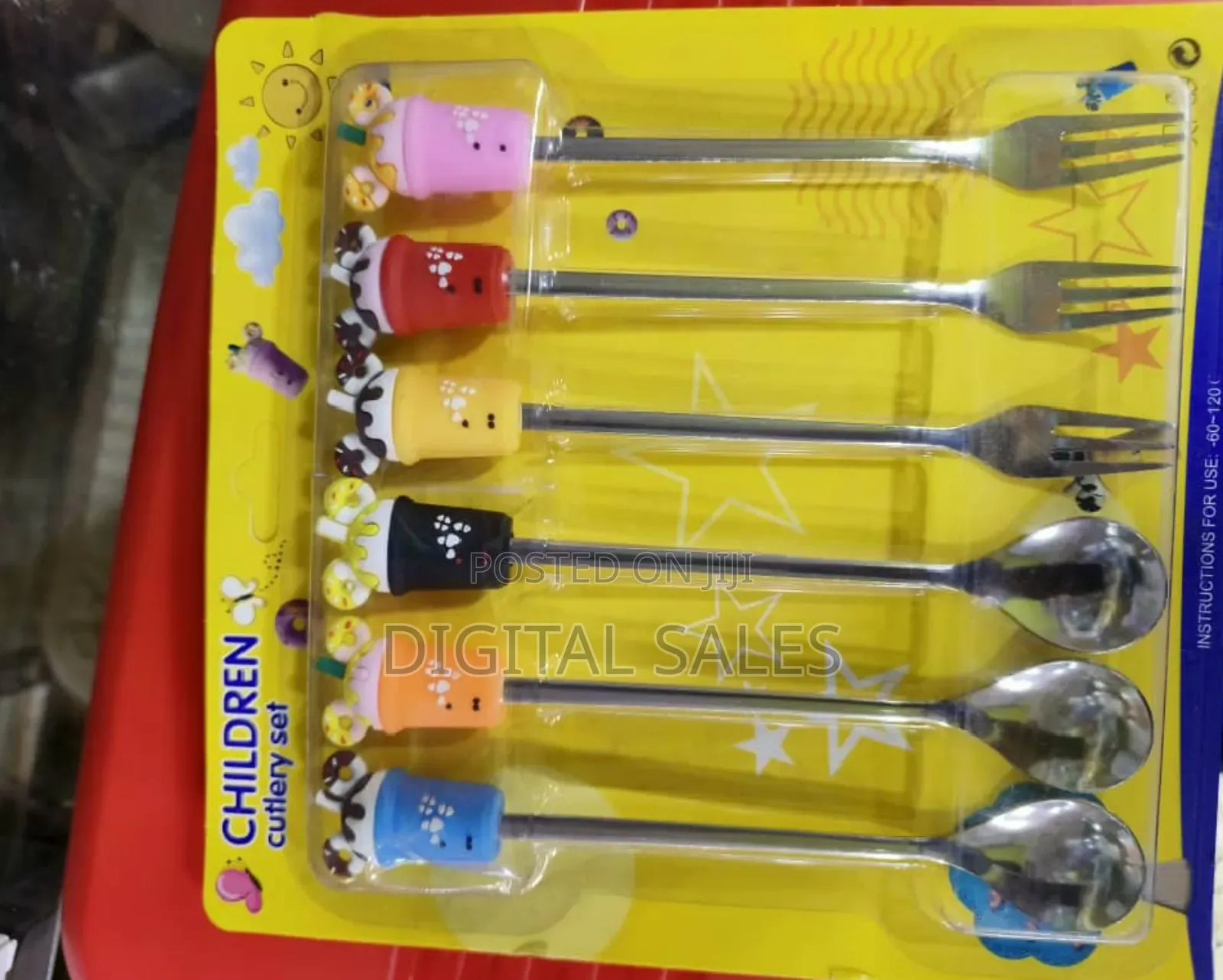 Children's Tableware Cutlery Set 6pcs