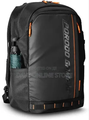Porodo Gaming Pu Laptop Backpack With Usb-C Port - Black