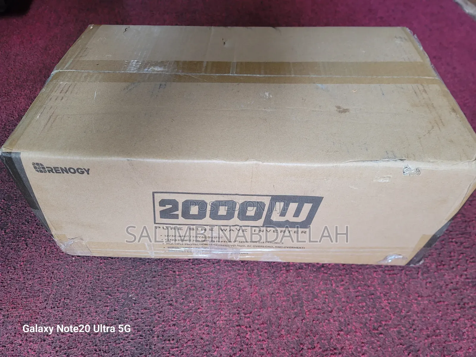 Renogy Inverter 2000w Reiner Sinus Us
