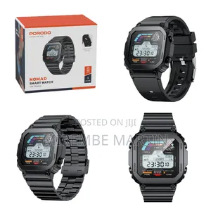 Porodo Nomad Smart Watch, 1.54"Black