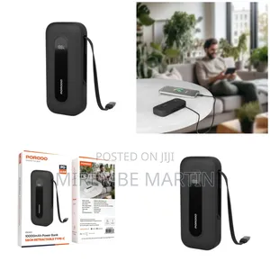 10000mah Power Bank 58cm Retractable Cable Type-C Input
