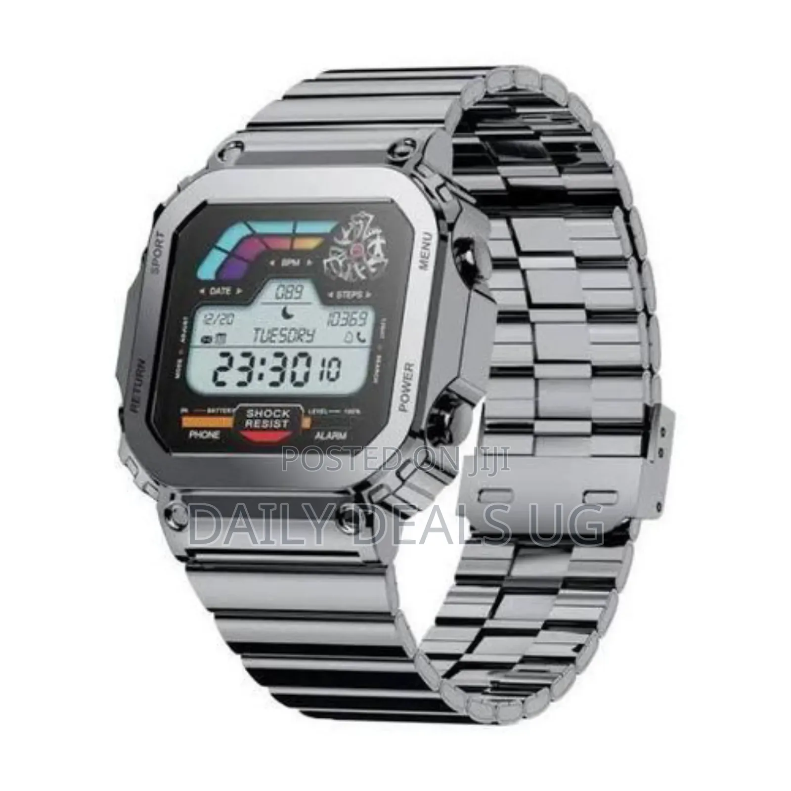 Porodo Nomad Smart Watch Silver